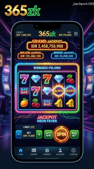 Pratinjau antarmuka jackpot168 — aplikasi APK resmi Android v2.5.6